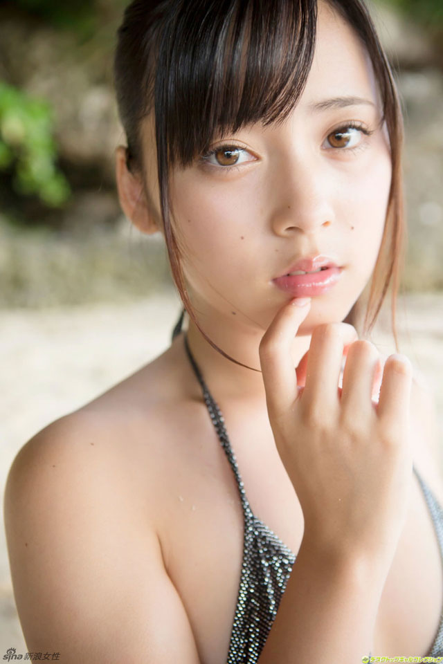 日本“天然系美少女”池上纱理依泳装写真，性感甜美 性感美女-第4张
